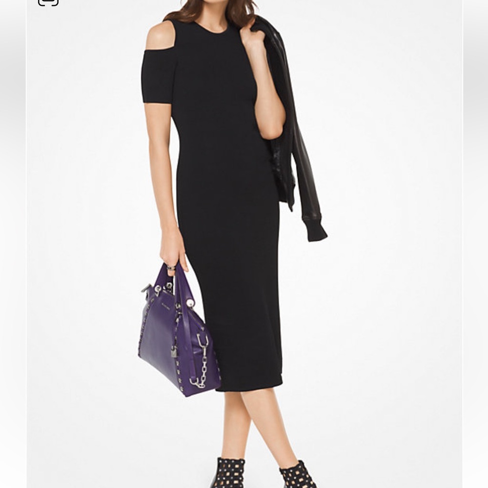 Micheal Kors Peekaboo Midi Dress - Picture 1 of 6